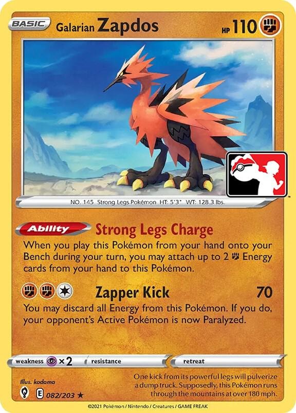 Galarian Zapdos 082 203