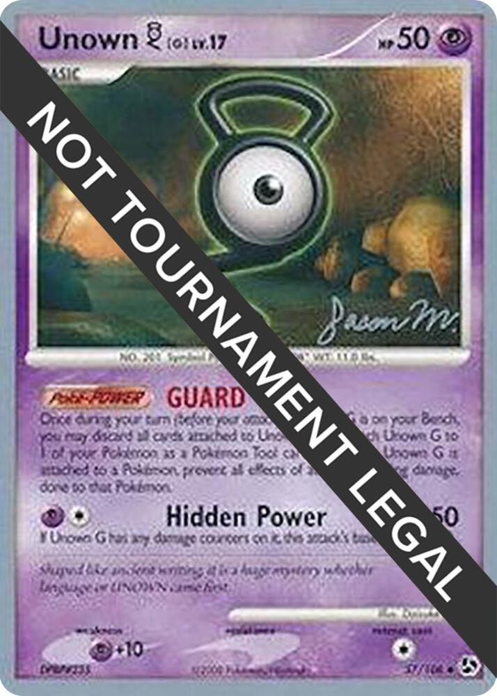 Unown G 2009 Jason Martinez
