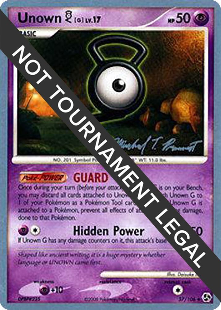 Unown G 2010 Michael Pramawat