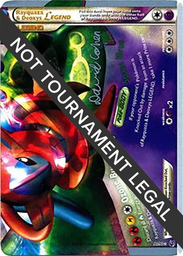 Rayquaza and Deoxys Legend 90 2011 David Cohen