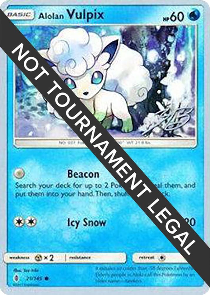 Alolan Vulpix 2017 Zachary Bokhari