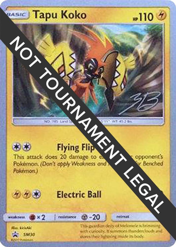 Tapu Koko 2017 Zachary Bokhari