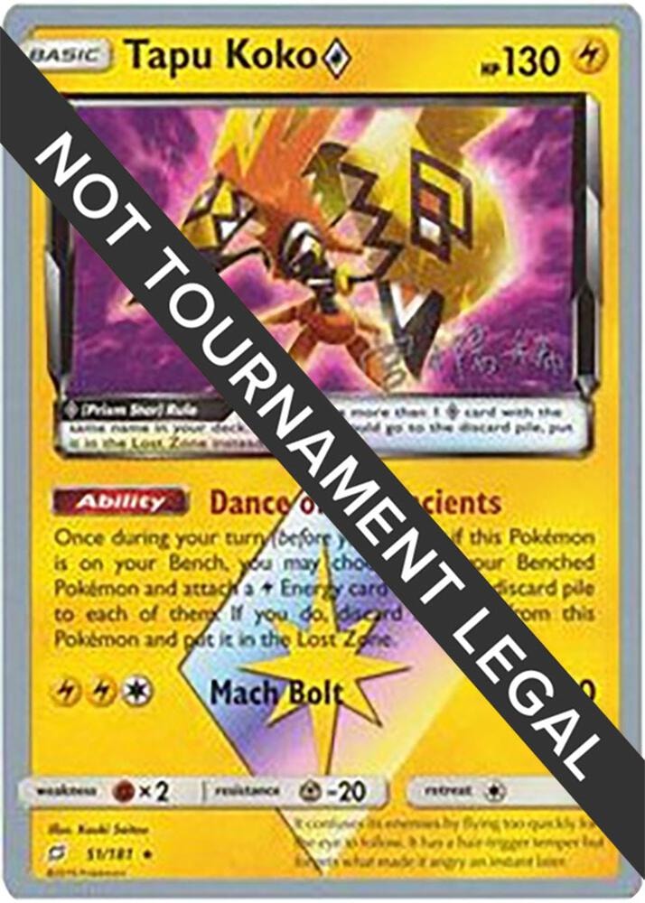 Tapu Koko Prism Star 2019 Haruki Miyamoto