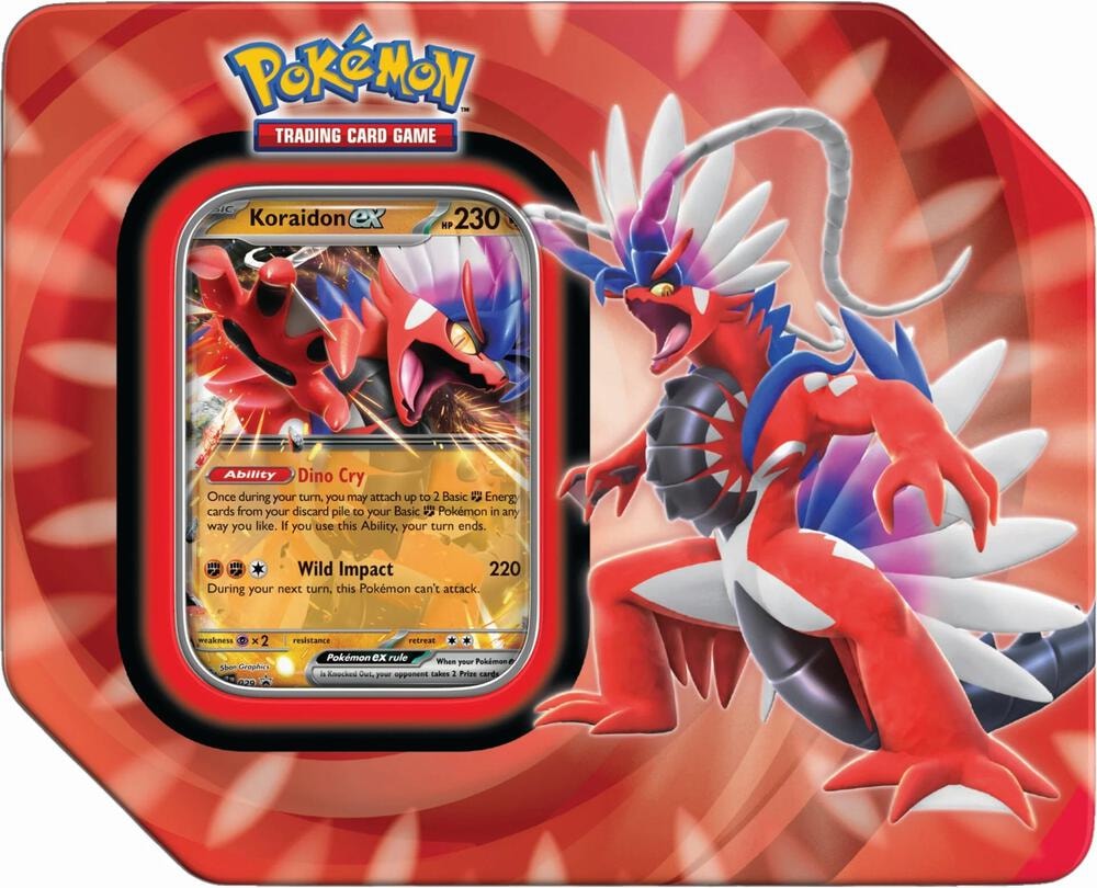 Paldea Legends Tin Koraidon ex International Version