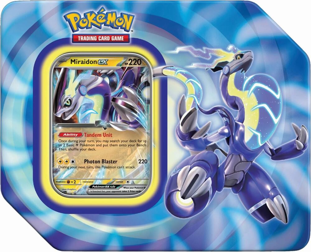 Paldea Legends Tin Miraidon ex International Version