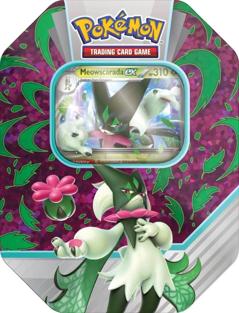 Paldea Partners Tin Meowscarada ex International Edition