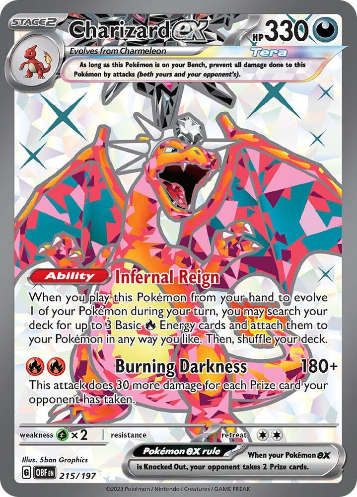 Charizard ex 215 197