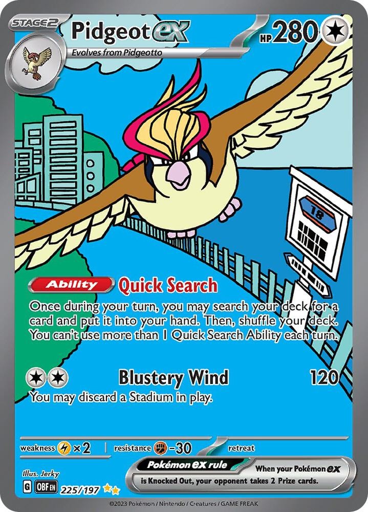 Pidgeot ex 225 197