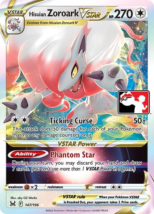 Hisuian Zoroark VSTAR 147 196