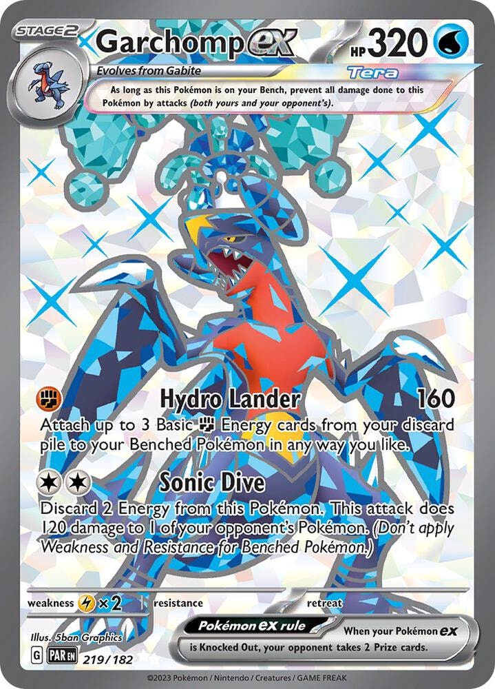 Garchomp ex 219 182