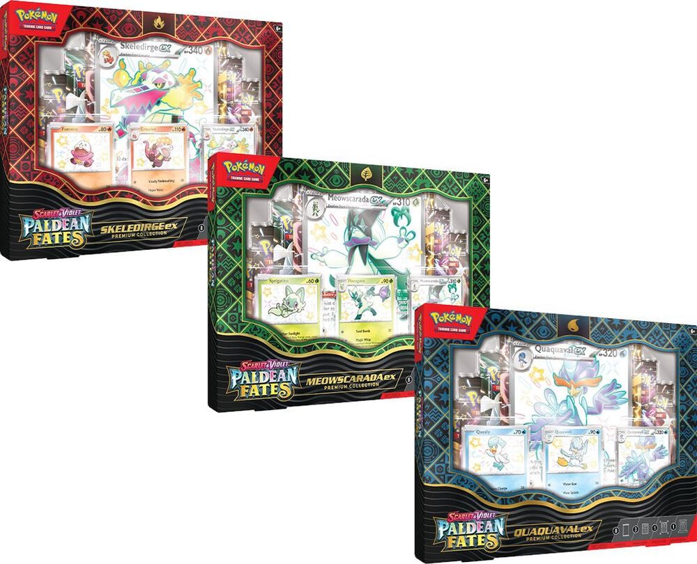Paldean Fates Premium Collection Set of 3