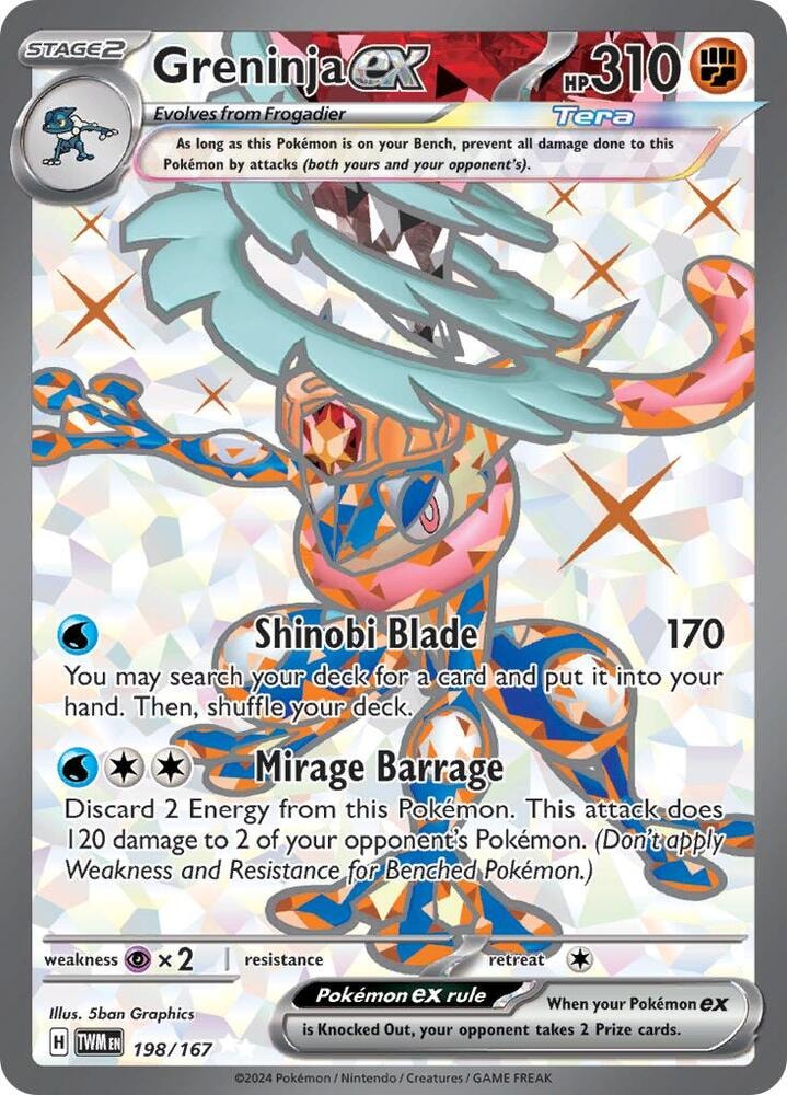 Greninja ex 198 167