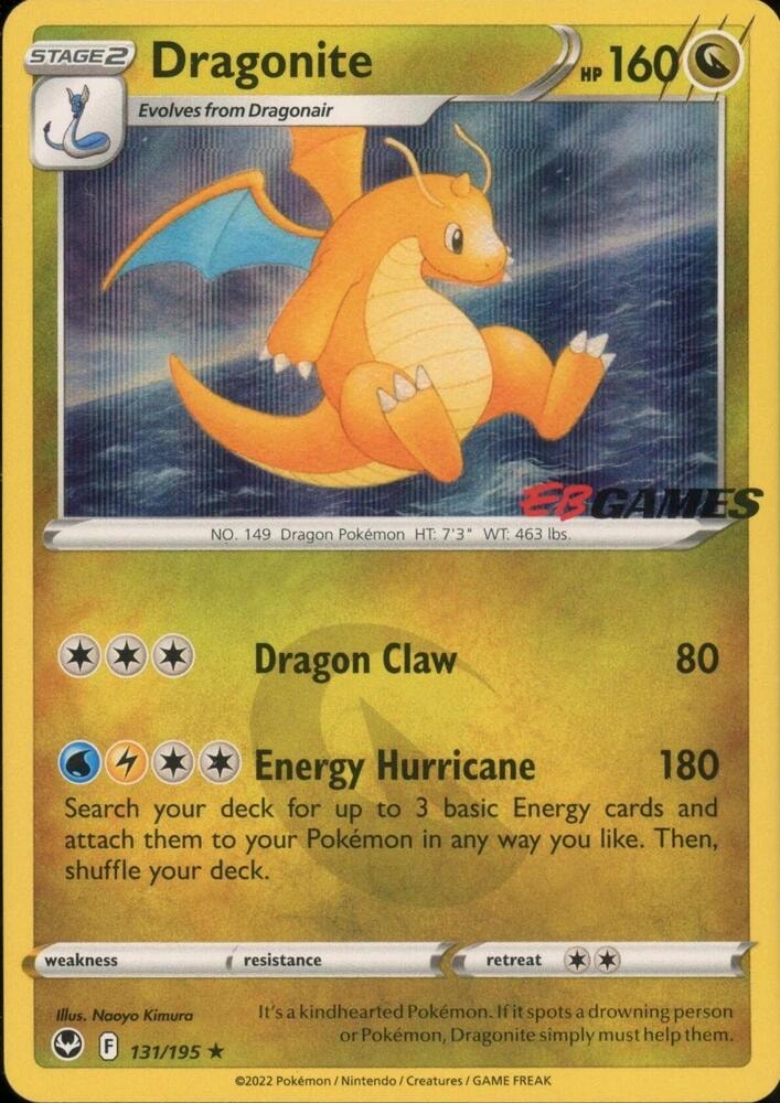 Dragonite 131 195 EB Games Exclusive