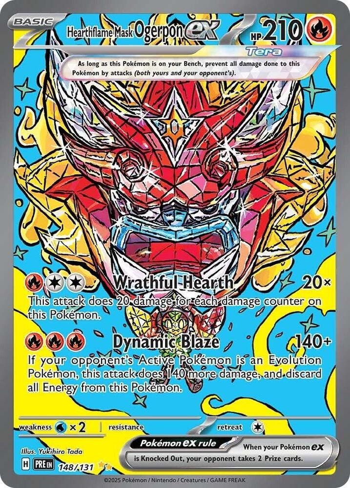 Hearthflame Mask Ogerpon ex 148 131