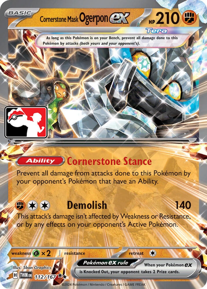Cornerstone Mask Ogerpon ex 112 167