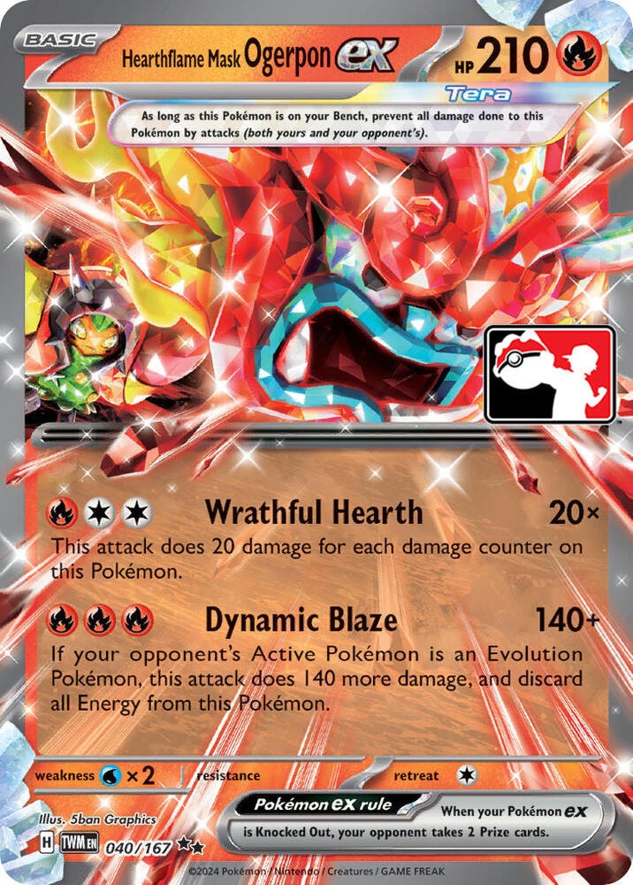 Hearthflame Mask Ogerpon ex 040 167