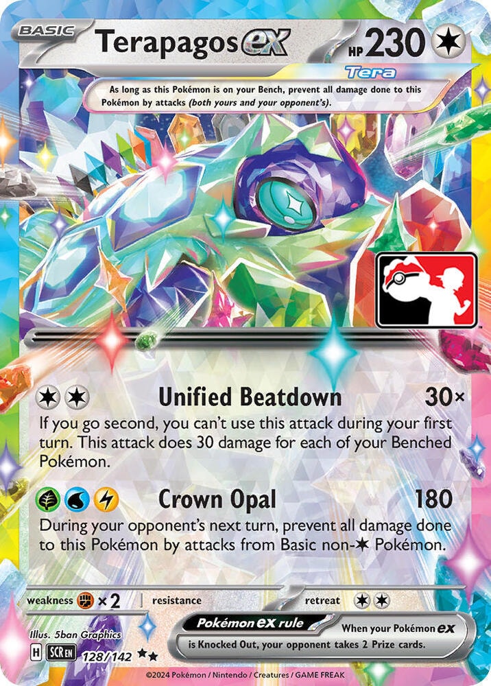 Terapagos ex 128 142 Prize Pack Series 6