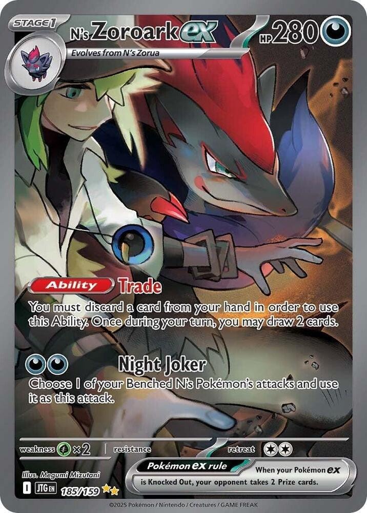 Ns Zoroark ex 185 159