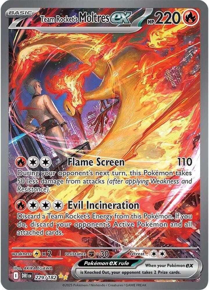 Team Rockets Moltres ex 229 182