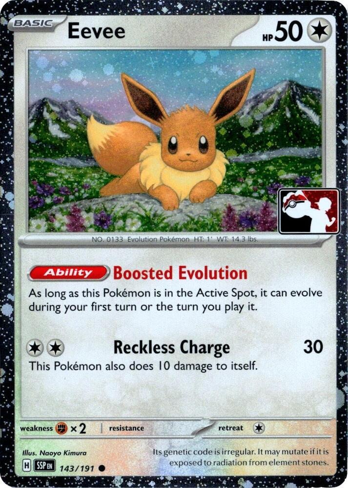 Eevee 143 191 Cosmos Holo