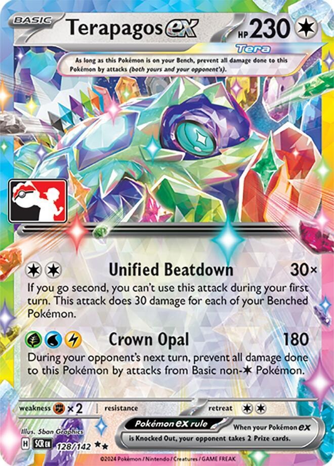 Terapagos ex 128 142 Prize Pack Series 7