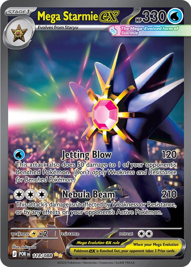 Mega Starmie ex 118 088