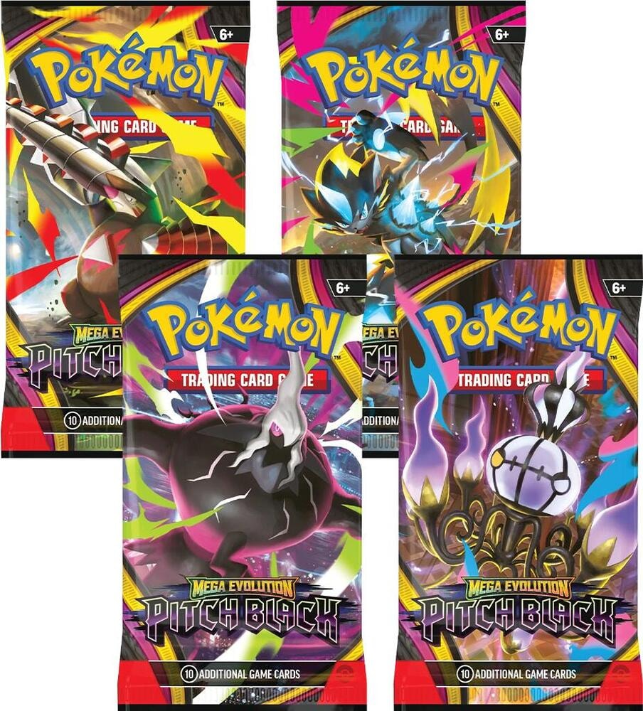Pitch Black Booster Pack Art Bundle Set of 4