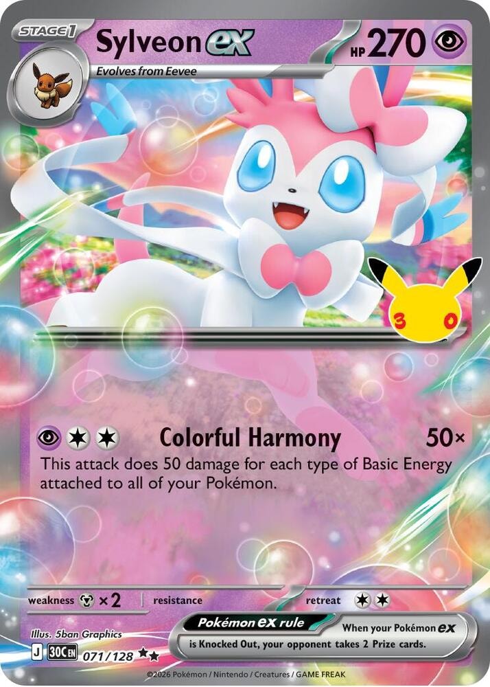 Sylveon ex 071 128