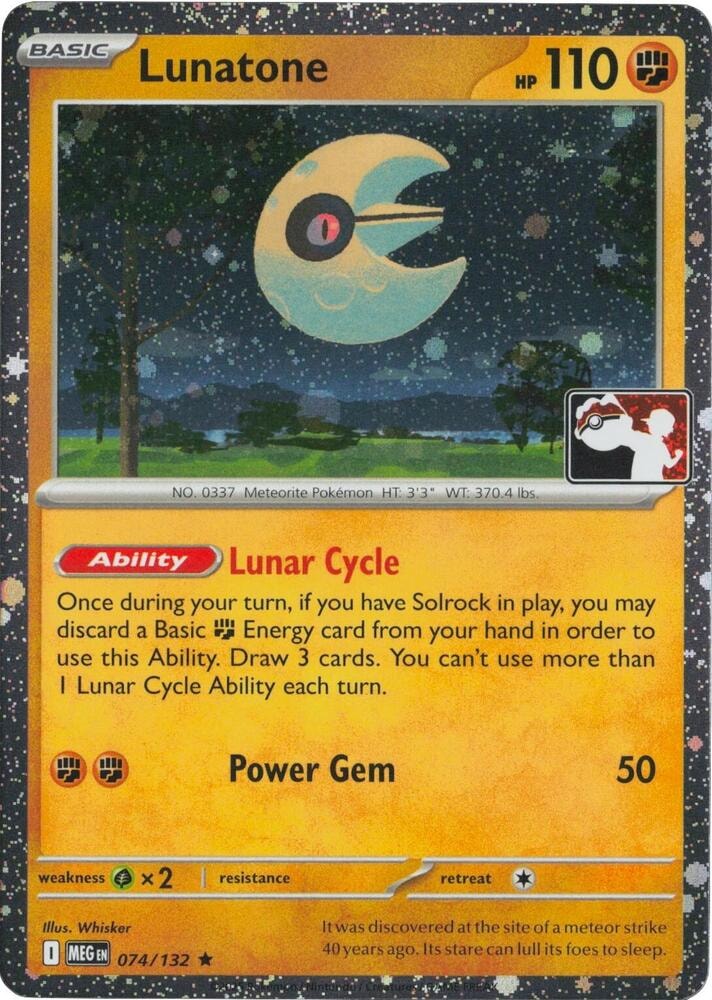 Lunatone 074 132 Cosmos Holo