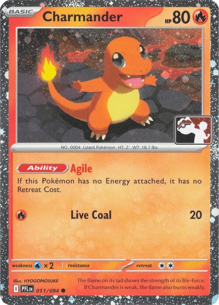 Charmander 011 094 Cosmos Holo