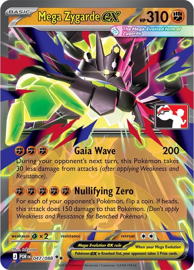 Mega Zygarde ex 047 088