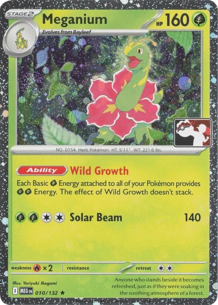 Meganium 010 132 Cosmos Holo