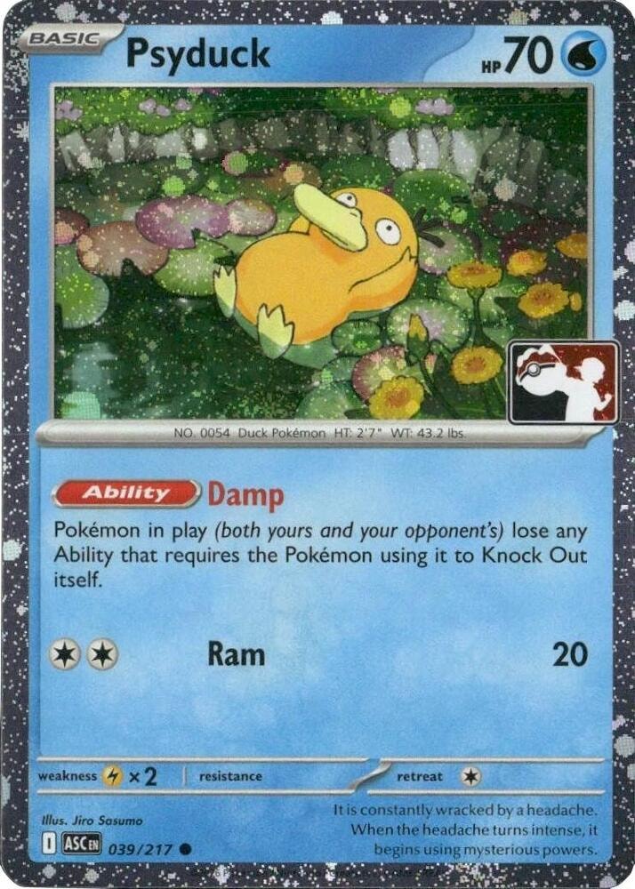 Psyduck 039 217 Cosmos Holo