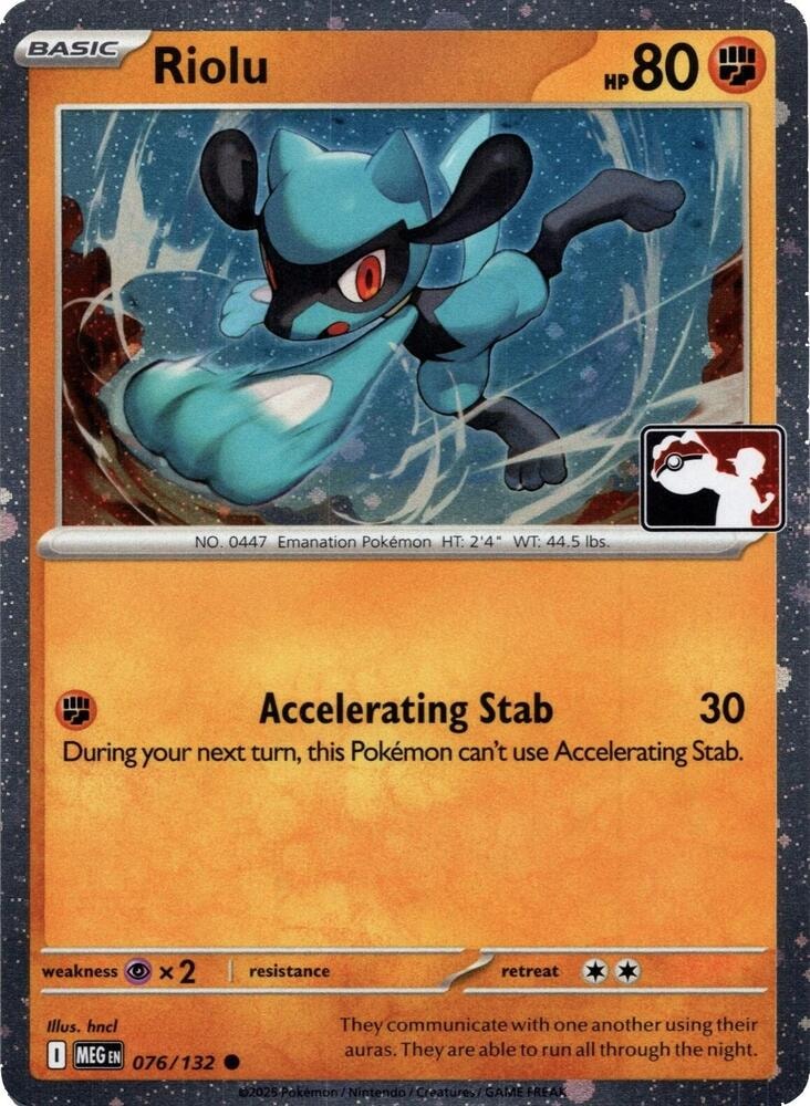 Riolu 076 132 Cosmos Holo