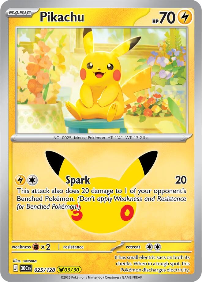 Pikachu 025 128