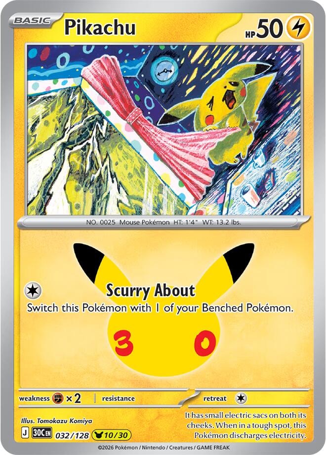 Pikachu 032 128