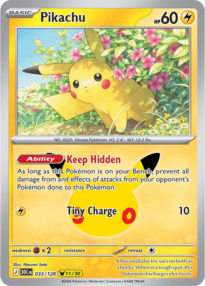 Pikachu 033 128