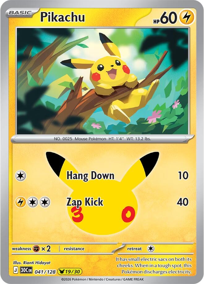 Pikachu 041 128