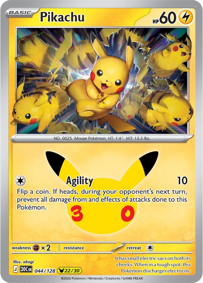 Pikachu 044 128