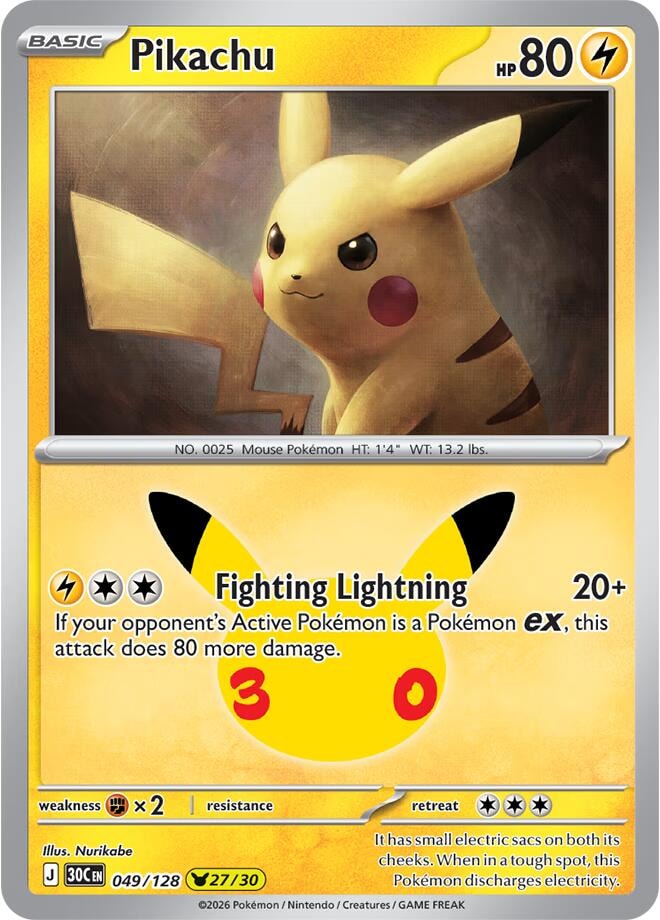 Pikachu 049 128