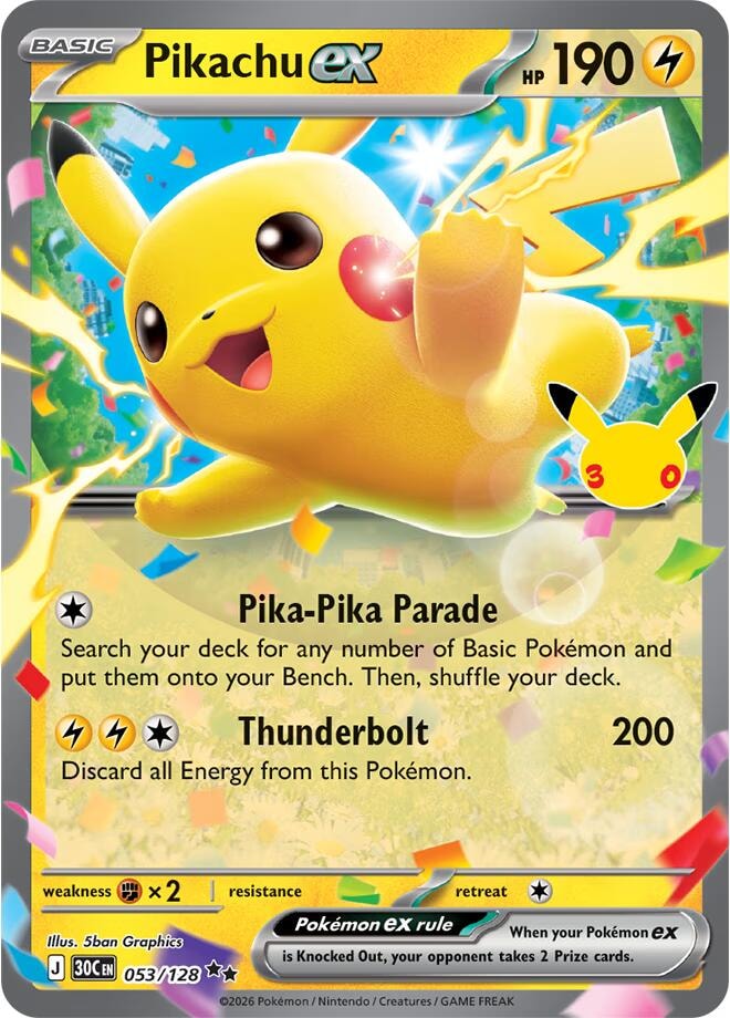 Pikachu ex 053 128