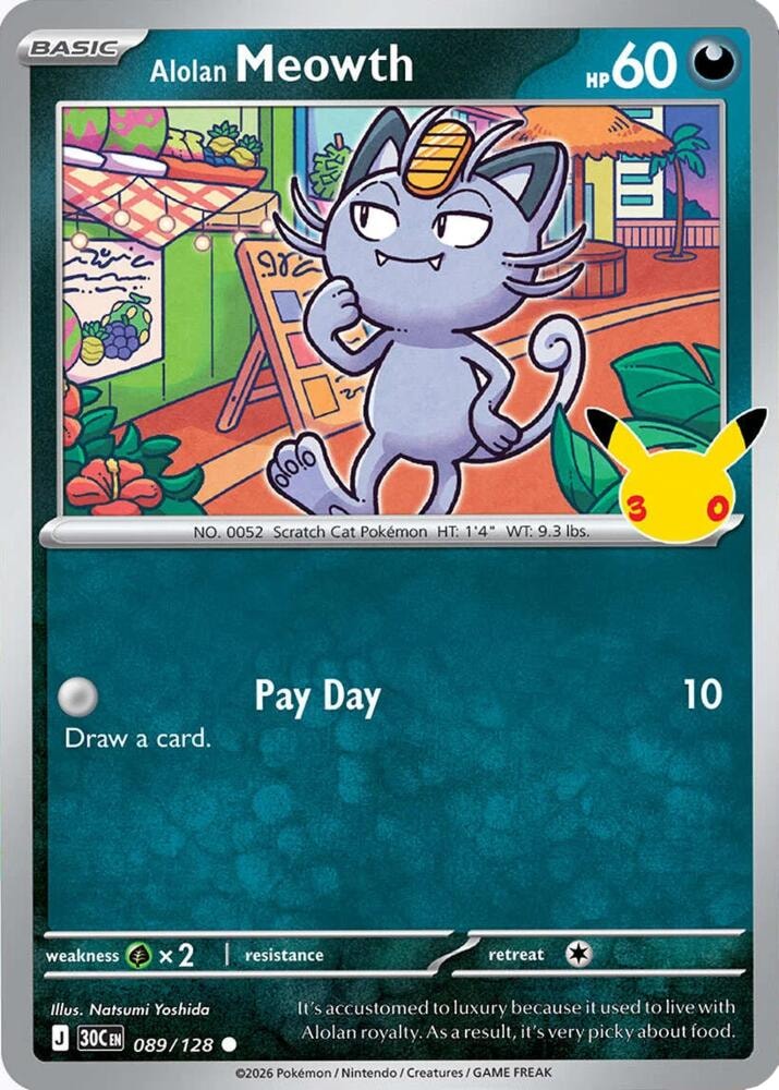 Alolan Meowth 089 128
