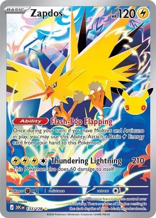 Zapdos 133 128