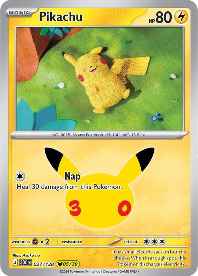 Pikachu 027 128
