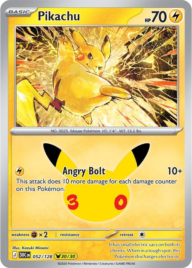 Pikachu 052 128