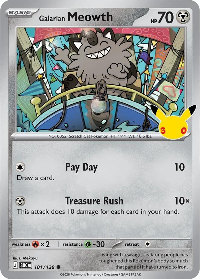 Galarian Meowth 101 128