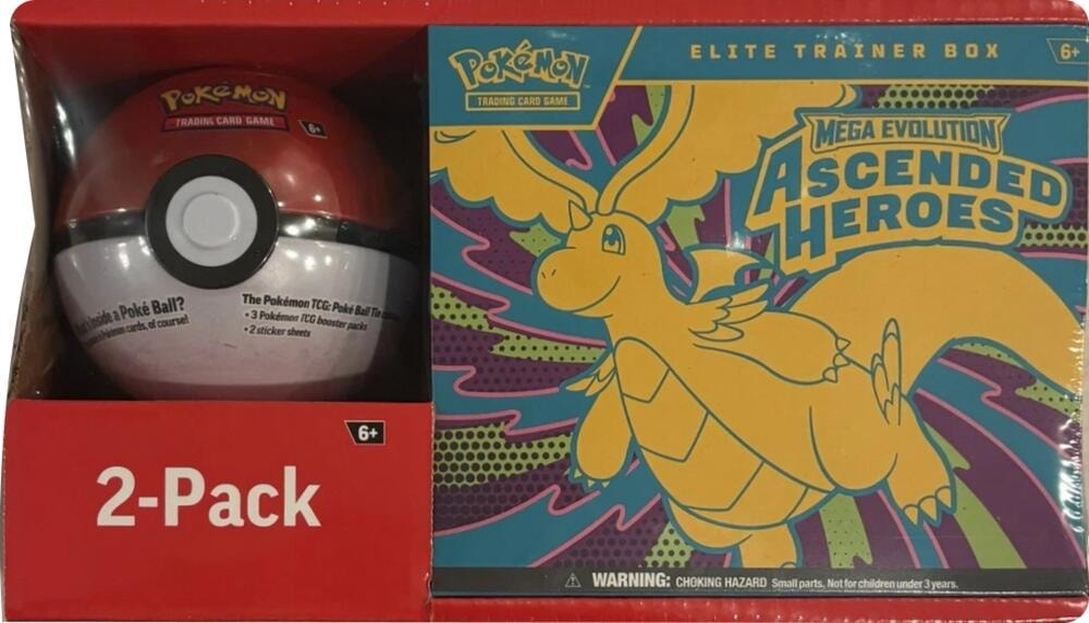 Ascended Heroes Elite Trainer Box and Pokeball Sams Club