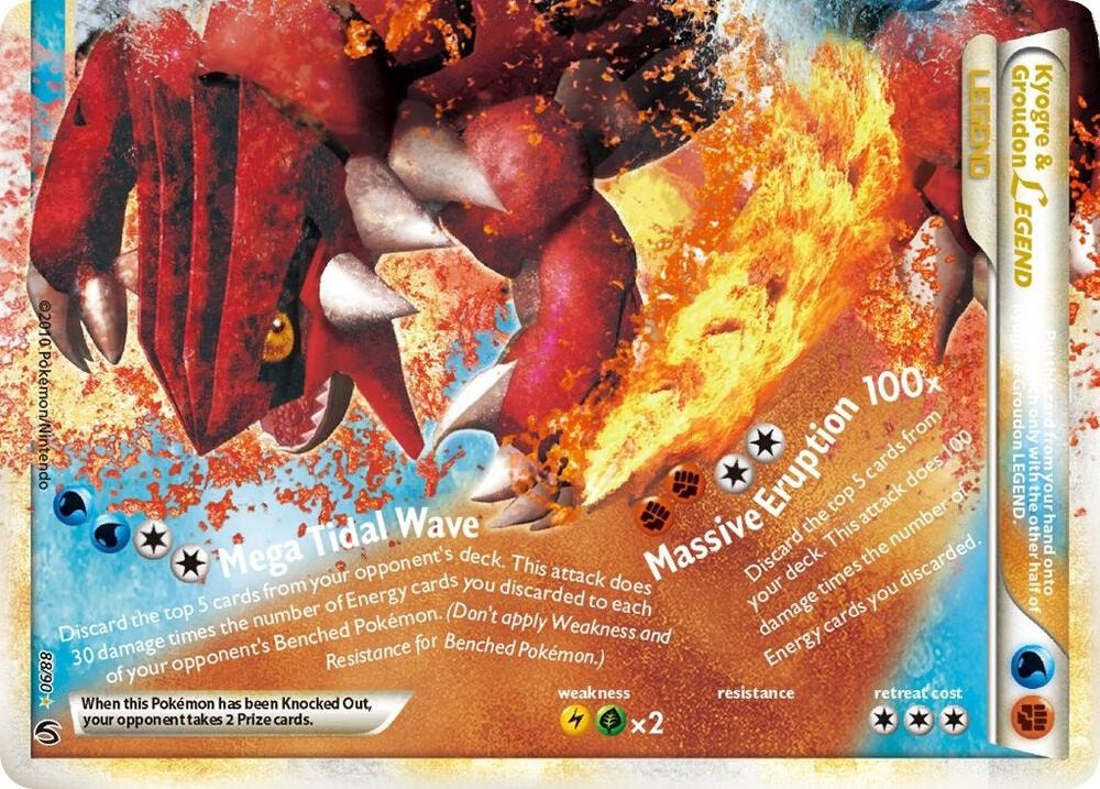 Kyogre and Groudon Legend Bottom