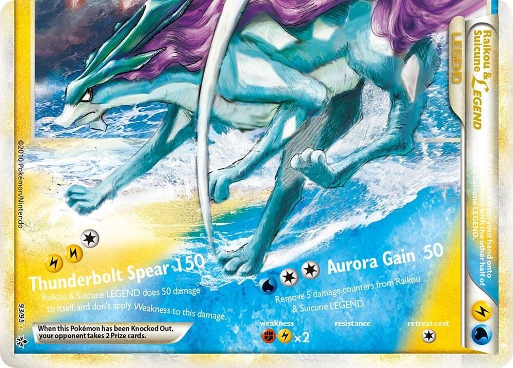 Raikou and Suicune Legend Bottom