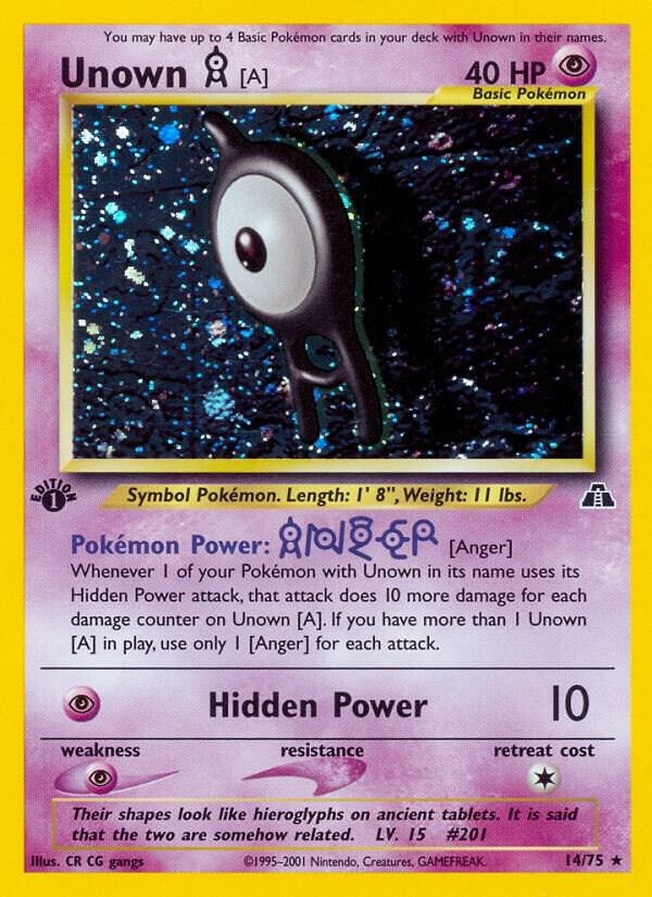 Unown A 14